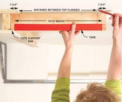 Www.pinterest.com 13 diy garage storage ideas to spruce up your space. How To Diy A Ceiling Garage Storage System The Family Handyman
