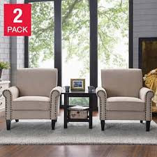 Monroe Fabric Club Chair 2 Pack Costco Club Chairs Living Room Chairs Chair