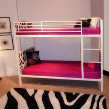 Dorel White Metal Twin Bunk Bed Zebra Walmart Com Walmart Com