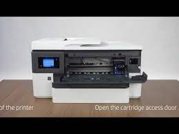 The printer, hp officejet pro 7720 wide format printer model, has a product number of y0s18a. Hp Officejet Pro 7720 A3 Product Unboxing Youtube