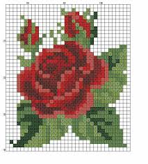 Vector pattern for embroidery or needlework. Cross Stitch Rose Patterns Novocom Top