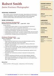 One of the simplest methods they will use is to opt for a keyword search, which is why the skills you list must be relevant to the job at hand. Freelance Photographer Resume Samples Qwikresume