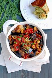 Lebanese Eggplant Stew Two Of A Kind Recipe Whole Food Recipes Veggie Main Dishes Mediterranean Recipes