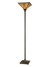 Dale Tiffany Brown Noir Mission 1 Light Torchiere Floor Lamp Wayfair Lamp Torchiere Floor Lamp Bronze Lamp