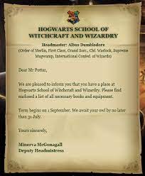 Rowling's harry potter series without a letter. Hogwarts Acceptance Letter Harry Potter Wiki Fandom