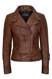 Smart Range New Supermodel Ladies Chestnut Biker Style Designer Nappa Italian Leather Jacket Leather Jackets Women Leather Jacket Italian Leather Jackets