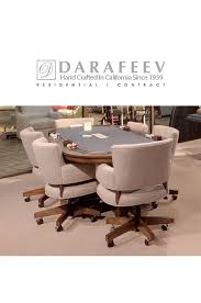 Casual dining cushion swivel and tilt rolling caster chair aw furniture. Buy Darafeev S Mod Maple Adjustable Height Game Dining Chair