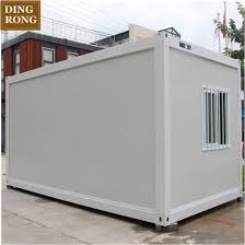 A flat roof is hardy and can be used for a long time. China Office Cement Flat Roof Prefab House Designs Australian Standard China Container Toilette Croatia Container House