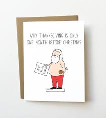 Cute Thanksgiving Christmas Card Cute Santa Christmas Card Etsy Santa Christmas Cards Santa Card Boyfriend Christmas Card