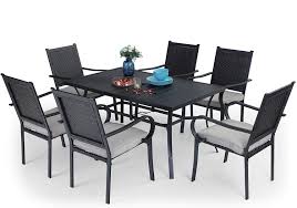 Rectangle metal outdoor dining table. Lpma7zfjmf24qm