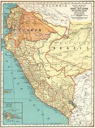South america map with countries flags. 1936 Antique Map Of Peru South America Map Of Ecuador Gallery Wall Art 7308 South America Map America Map Maps Aesthetic