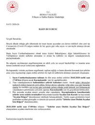Şehirler arası ve yurt içi uçuşlar nasıl olacak? Bursa Valiligi Nden Sehirlerarasi Seyahat Aciklamasi Sonhaber16 Com