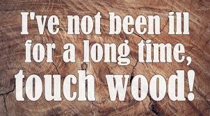 British Culture Touch Wood Funky English