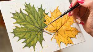 How to paint fall oak leaves one easy stroke at a time. Autumn And Summer Leaf Acrylic Painting Homemade Illustration 4k Youtube