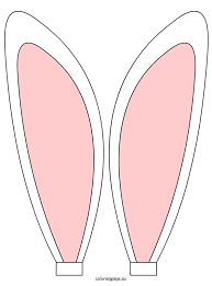 Fold the ear in 2, and pull the yarn tail inside the fold to make it exit on the other side. 7 Bunny Ears Clip Art Preview Bunny Ears Colori Hdclipartall