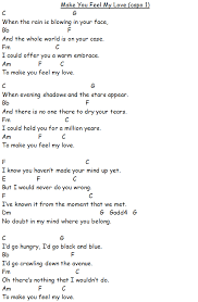 Adele To Make You Feel My Love Piano Chords And Lyrics Make You Feel My Love Bob Dylan Ukulele Chords Songs Guitar Chords For Songs Ukulele Songs