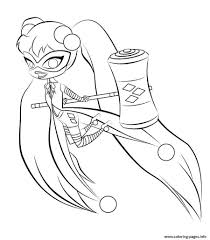 Staggering Harley Quinn Coloring Sheets Sheet Pages Print Approachingtheelephant