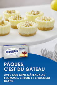 Mini Gateaux Au Fromage Au Citron Et Au Chocolat Blanc Qu Est Ce Qui Mijote De Kraft Recipe In 2020 Mini Cheesecakes Mini Chocolate Cheesecake Savoury Cake
