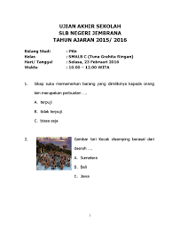 Terhadap pembelajaran berbantuan komputer untuk. Soal Uts Slb Pkn Soalsiswa Com