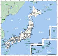 The physical map of japan showing major geographical features like elevations mountain ranges deserts ocean lakes plateaus peninsulas rivers plains landforms and other topographic. Geography Of Japan Wikipedia