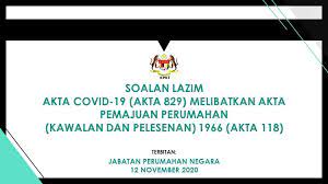 Tajuk panjang suatu akta untuk mengadakan peruntukan bagi kawalan dan pelesenan urusan pemajuan perumahan di semenanjung malaysia. Soalan Lazim Akta Jabatan Perumahan Negara Jpn Facebook