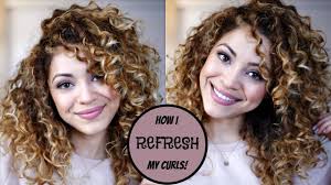 How I Refresh My Curls Day 3 4 Hair Youtube Curly Hair Tips Curly Hair Styles Hair