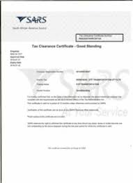 Download application form (form p14). Tax Clearance Certificates Incompass