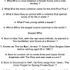 A free collection of some of the most captivating general knowledge quiz questions and their correct answers. 1