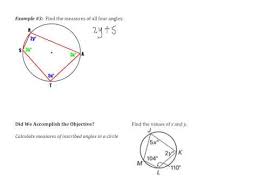 Distance between two endpoints along an arc measured in linear units 3. 10 4 Inscribed Angles Answers Worksheet Jobs Ecityworks