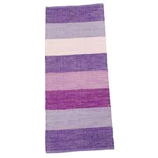 Der quax zebra teppich bei kindermaxx ist die perfekte ergänzung zu den restlichen quax möbeln und dekoartikeln. Sebra Teppich Gewebt Lila Gestreift 80x160cm Bea Bitzer