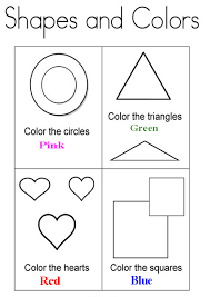 Free printable shapes coloring pages or posters for toddlers, preschool or kindergarten children. Coloring Pages Printable Shapes Coloring Page