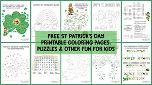 21 st patrick's day pictures to print and color more from my sitesukkot coloring pagescanada day coloring pagesfourth of july coloring pagesyom coloring pages for children of all ages! 14 Free St Patrick S Day Printable Coloring Pages Puzzles Other Fun For Kids Coloring Page Print Color Fun
