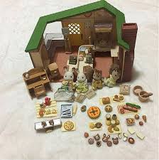 sylvanian families forest watermill bakery vintage retired calico critters epoch epoch sylvanian families christmas dolls calico