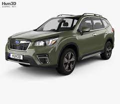 3d Model Of Subaru Forester Touring 2021 Subaru Forester 3d Model Subaru