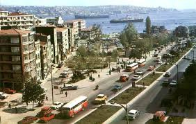 1970 Besiktas Barbaros Bulvari Istanbul Turizm Seyahat