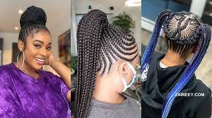 African braids hairstyle pictures give you an understanding of the different hairstyles that you can. Braided Ponytail Styles For Black Hair You Will Absolutely Love Zaineey S Blog