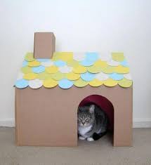 19 Spectacular Cat Houses Made Entirely Out Of Cardboard Cardboard Cat House Cat House Diy Cat Diy