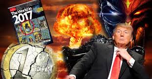 Y para la portada del 2017 no se quedaron atrás: Predicciones Portada The Economist 2017 Donald Trump
