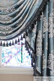 Are swags out of style. Classic Overlapping Swag Valances Curtain Drapes Glacial Swan 40