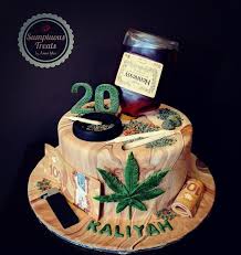 Pin On Weed Birthday Cake