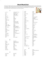 Latin Greek Roots Click On The Picture To Obtain All Roots From A Z Root Words Latin Root Words Greek Root Word