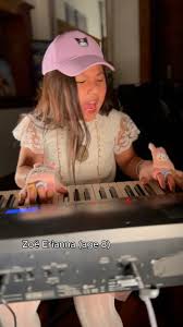 8-year-old Zoe Erianna challenged herself to sing and play I Want You Back  by The Jackson Five!