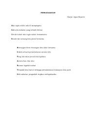 Doc Puisi Karya Xii Ips 2 Aris Alwans Academia Edu