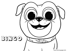 Puppy dog pals coloring pages are a fun way for kids of all ages to develop creativity, focus, motor skills and color recognition. Bingo From Puppy Dog Pals Kids Coloring Pages Printable