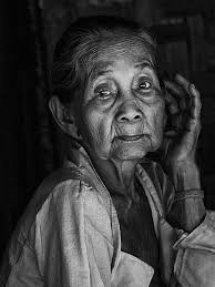 Beautiful Old Woman Portrait Black And White Madame From Baduy Tribe Indonesia Portrait Old Faces People Of The World