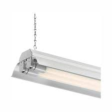 Envirolite 4 Ft 2 Light White Led Shop Light With T8 Led 5000k Tubes Sl602t1850 The Home Depot