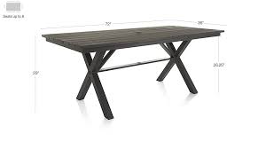Union 72 Trestle Dining Table Patio Dining Furniture Outdoor Dining Furniture Outdoor Furniture Cushions