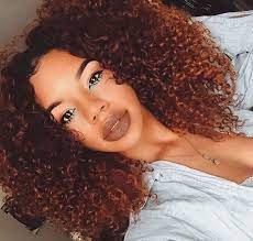 So, if you don't have it already, then ask your stylist to color your hair a pretty natural auburn red. Bouncy Brown Ombre Hair For Your Next Look In 2021 Colored Curly Hair Natural Hair Styles Curly Hair Styles