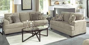 Ashley Furniture 48501 38 35 2 Pc Barrish Collection Sisal Colored Fabric Upholstered Sofa And Love Seat With Set Back Arms Ashley Furniture Sofas Furniture Ashley Furniture