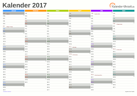 Kalender von timeanddate mit kalenderwochen und feiertagen für 2021, 2022, 2023 oder anderes jahr. Kalender 2017 Zum Ausdrucken Kostenlos